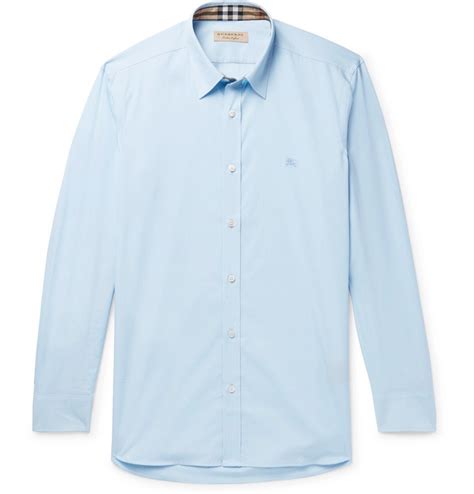 burberry shirt sky blue|burberry shirts for men outlet.